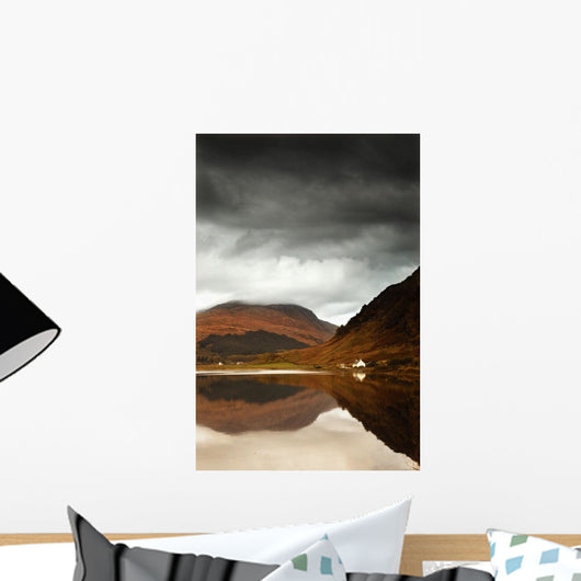 Mountain Lake, Loch Sunart, Scotland Wall Mural