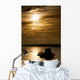 Castle Stalker At Sunset, Loch Laich, Scotland Wall Mural