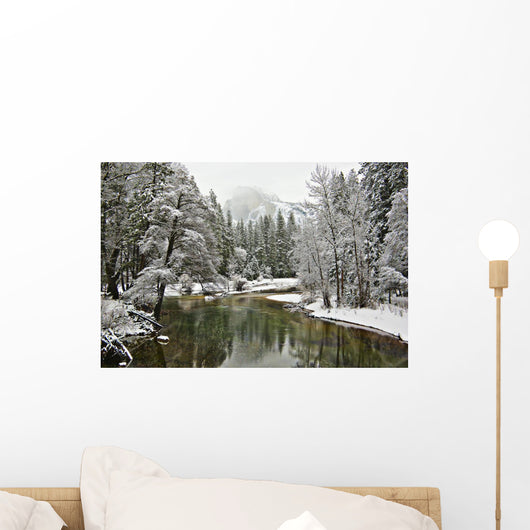 Merced River, Yosemite National Park, California, Usa Wall Mural