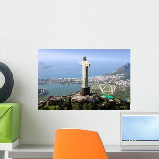 Aerial View of Christ the Redeemer Monument Wall Mural