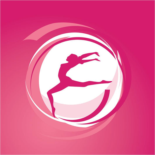 Girl gymnastics vector Wall Mural