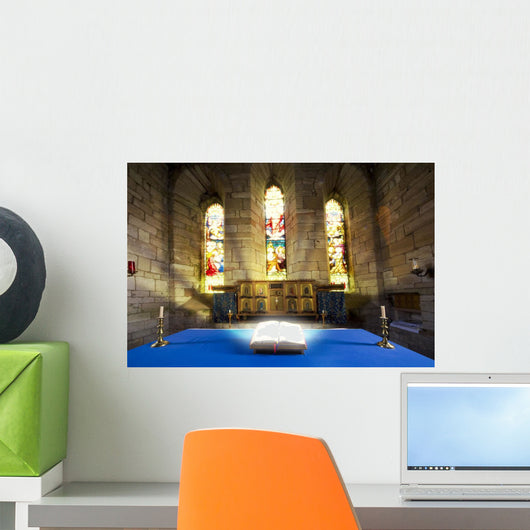 Bible In Church Wall Mural