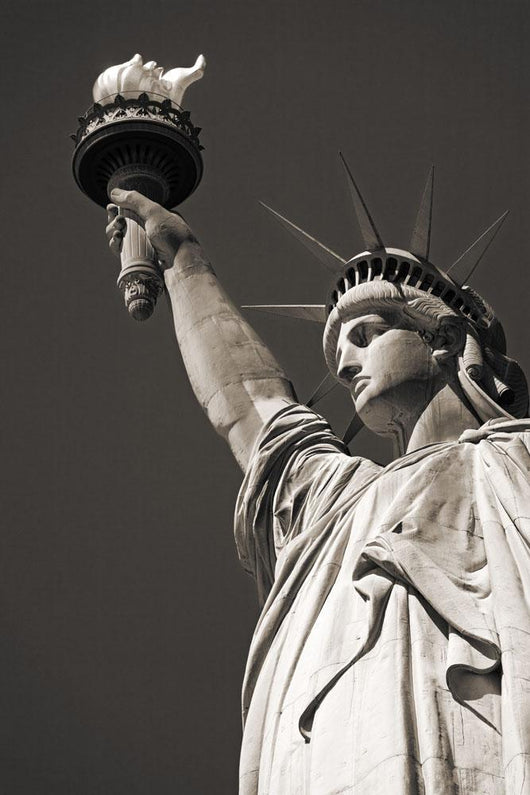 Statue Of Liberty, Lower Manhattan, New York City, New York, Usa Wall Mural