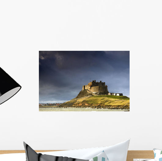 Lindisfarne Castle On A Volcanic Mound Called Beblowe Craig Wall Mural