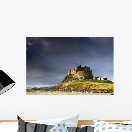 Lindisfarne Castle On A Volcanic Mound Called Beblowe Craig Wall Mural