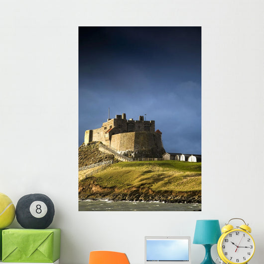 Lindisfarne Castle On A Volcanic Mound Called Beblowe Craig Wall Mural