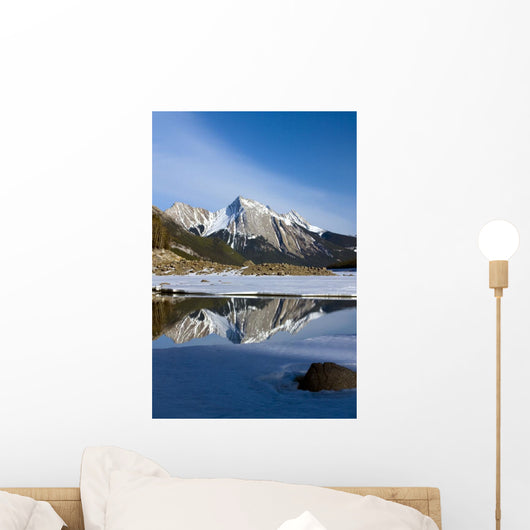 Medicine Lake, Jasper National Park, Alberta, Canada Wall Mural