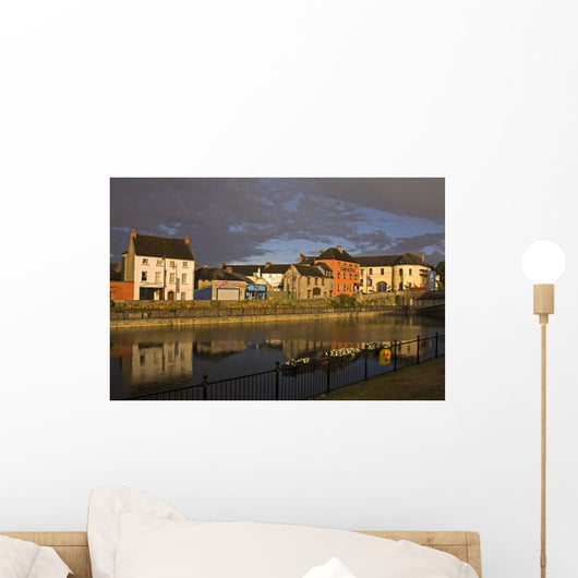 John's Quay & River Nore, Kilkenny City, County Kilkenny, Ireland Wall Mural