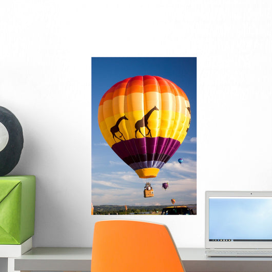 Safari Balloon Wall Decal Design 2