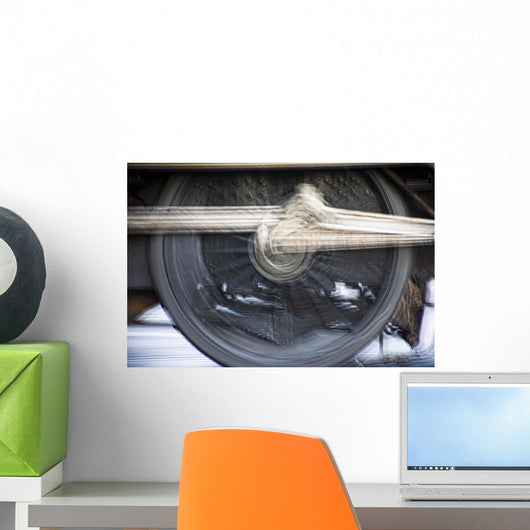 Train Wheel Wall Mural