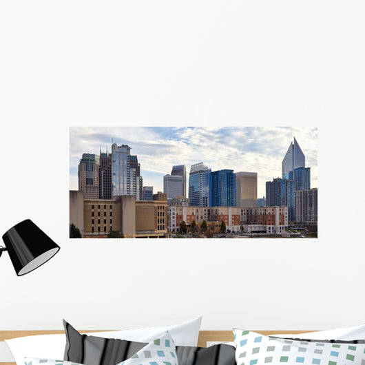 Buildings Charlotte North Carolina Wall Decal