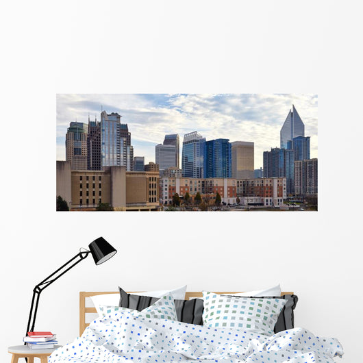 Buildings Charlotte North Carolina Wall Decal