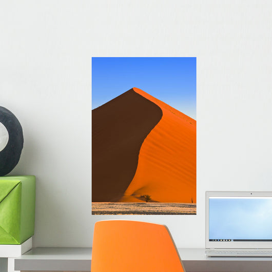 Sand Dune, Sossusvlei, Namib Desert, Namibia, Africa Wall Mural