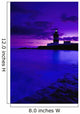 Lighthouse Beacon At Night Wall Mural