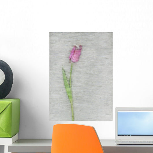 Pink Tulip Wall Mural