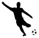 Soccer Silhouettes Wall Decal