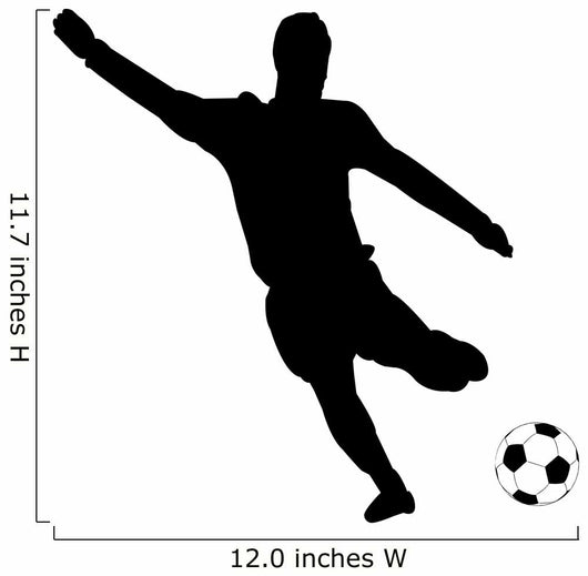 Soccer Silhouettes Wall Decal