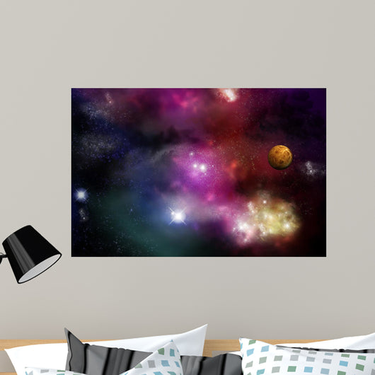 Universe - Starfield and Nebulas Wall Mural