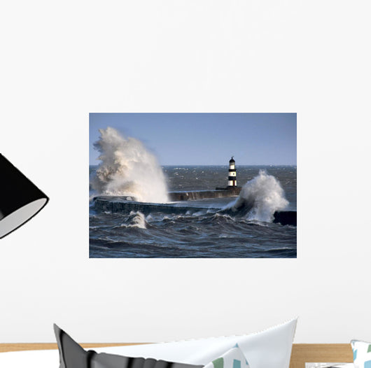 Lighthouse, Seaham, England Wall Mural