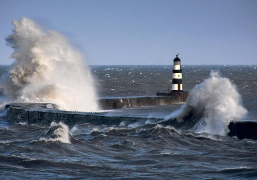 Lighthouse, Seaham, England Wall Mural