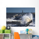 Waves Crashing By Lighthouse At Sunderland Wall Mural