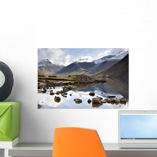 Mountains And Lake At Lake District, Cumbria, England, United Kingdom Wall Mural