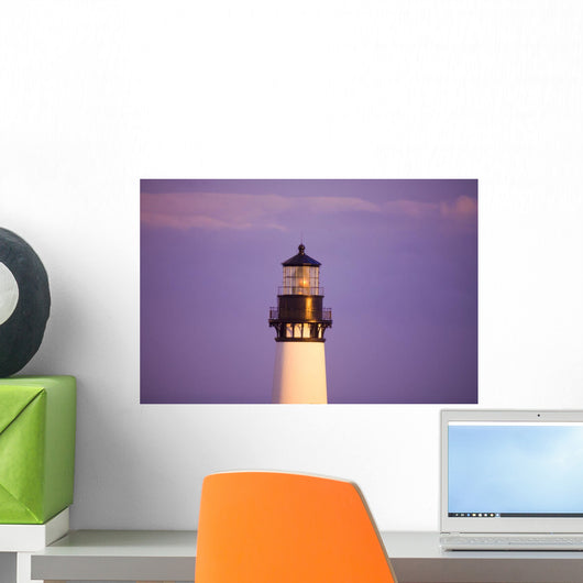 Yaquina Head Lighthouse, Oregon, Usa, 19Th Century Lighthouse Listed Wall Mural