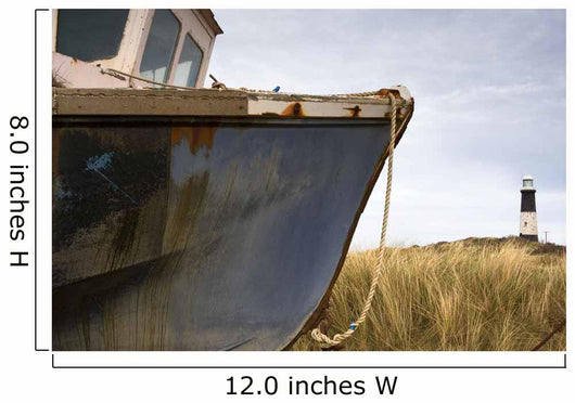 Abandoned Boat, Humberside, England Wall Mural