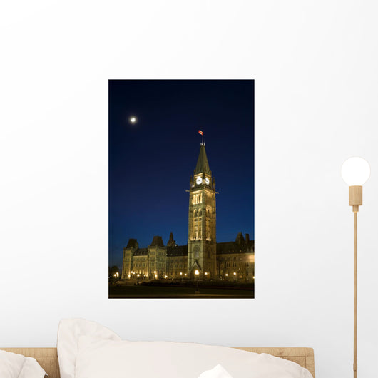 Peace Tower, Parliament Building, Ottawa, Ontario, Canada Wall Mural