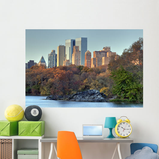 view of apartments in upper West Side Wall Mural