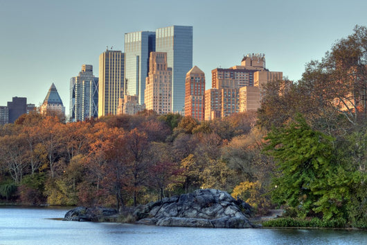 view of apartments in upper West Side Wall Mural