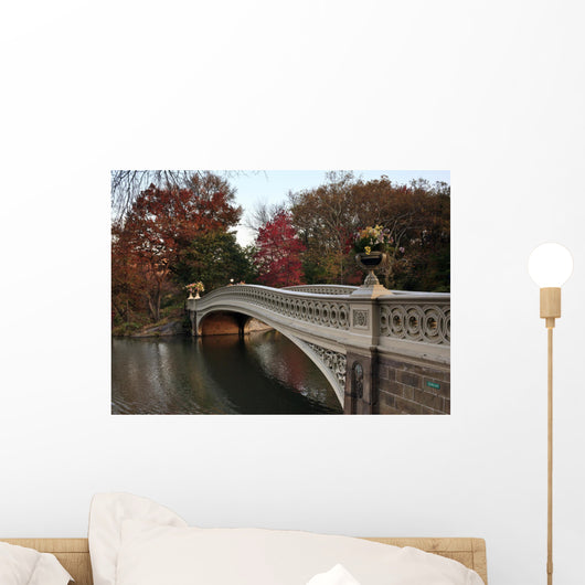 bow bridge in Central Park, Wall Mural