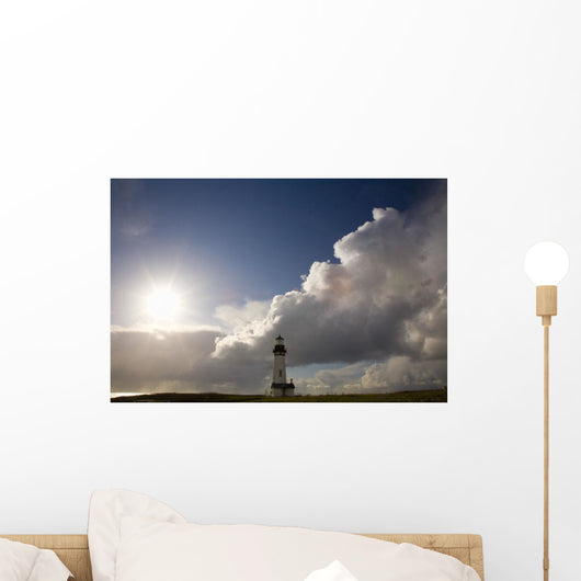 Yaquina Head Lighthouse, Oregon Coast, Usa Wall Mural
