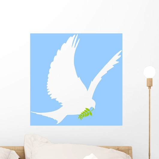 Dove And Olive Branch Wall Mural