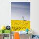 Field Of Yellow Flowers, Lighthouse Wall Mural