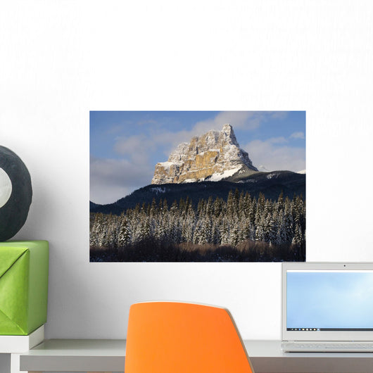 Castle Mountain, Banff National Park, Banff, Alberta Wall Mural