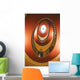 Low Angle View Of Building Interior And Skylight Wall Mural