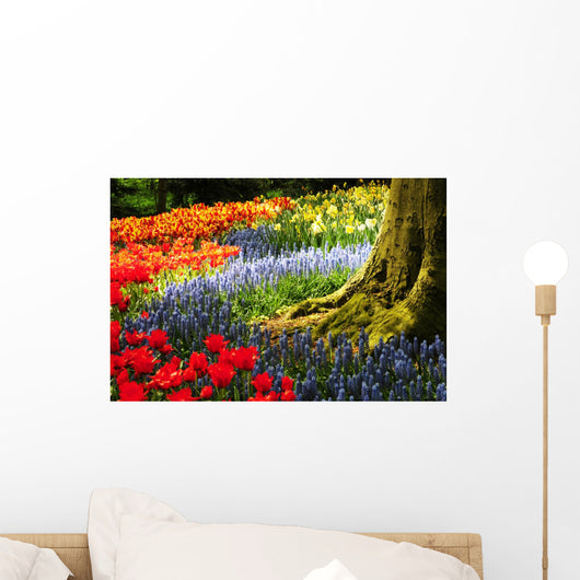 Old Root and Flower Wall Mural
