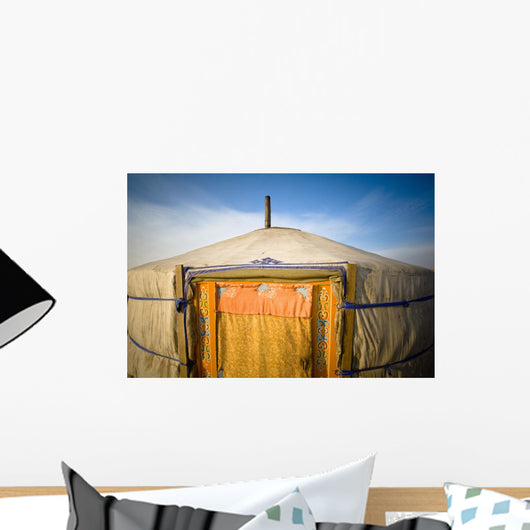 Tent In The Desert Wall Mural