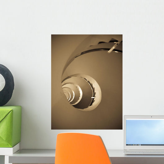 Winding Staircase, Katakolon, Greece Wall Mural