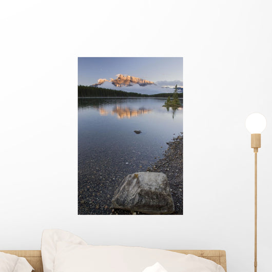 Mountain Lake, Banff National Park, Alberta, Canada Wall Mural