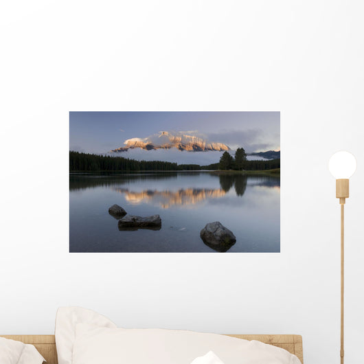 Two Jack Lake, Banff National Park, Alberta, Canada Wall Mural