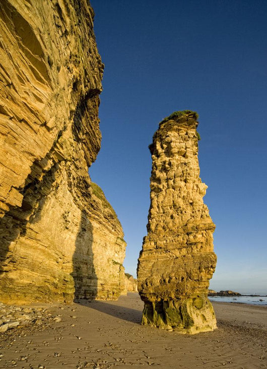 Lot's Wife Rock Formation, South Shields, Tyne And Wear, England Wall Mural
