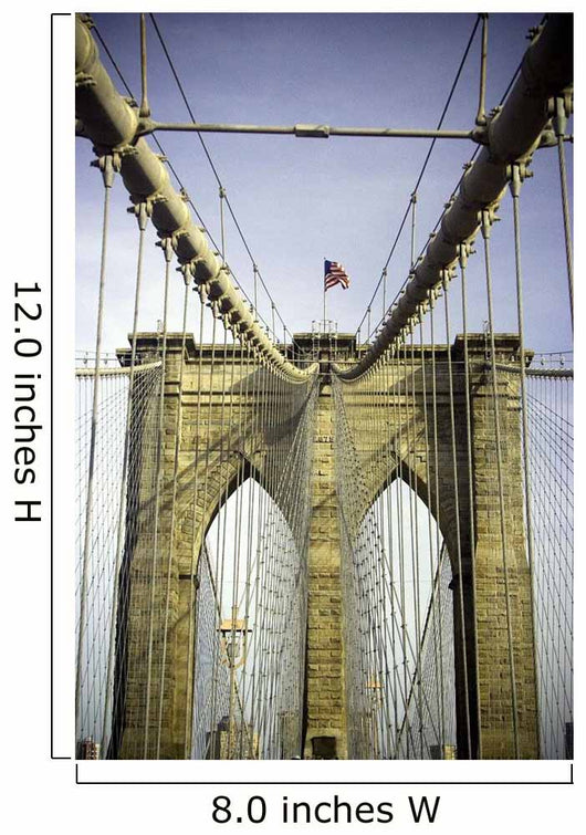 Brooklyn Bridge, Manhattan, New York, Usa Wall Mural