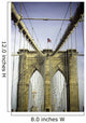Brooklyn Bridge, Manhattan, New York, Usa Wall Mural