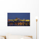 Prague Castle with Charles bridge, Prague, Czech Republic Wall Mural