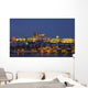 Prague Castle with Charles bridge, Prague, Czech Republic Wall Mural