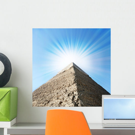 Egyptian Pyramids with Sun