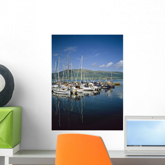 Carlingford Yacht Marina, Co Louth, Ireland Wall Mural