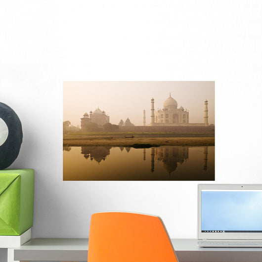 Taj Mahal In Early Morning Wall Mural